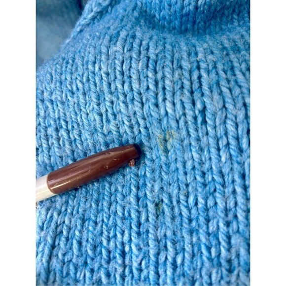 Vintage Handmade Knitted Lined Stag Deer Sweater - Picture 10 of 11